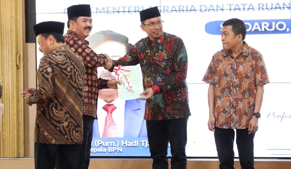 Menteri ATR/BPN Tambahi Kuota Program PTSL Sidoarjo Bebas Biaya BPHTB