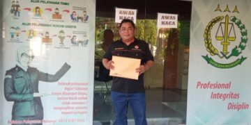 Tukar Manfaat Saluran Air dan Sempadan, JCW Laporkan Plh Kades Tebel ke Kejari Sidoarjo