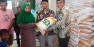 Sebanyak 6.348 KPM Jabon Dapat Beras BPNT Kemensos RI