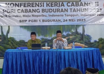 Ketua Dewan Beri Apresiasi Konkercab II PGRI Buduran Karena Dinilai Sesuai Harapan