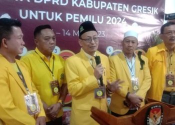 Daftarkan Bacaleg Pemilu 2024, Golkar Gresik Targetkan 13 Kursi DPRD