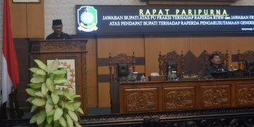Revisi Perda RTRW 2012-2032 Ditanggapi Eksekutif Soal PU Fraksi DPRD Banyuwangi
