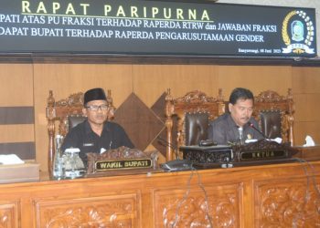 Revisi Perda RTRW 2012-2032 Ditanggapi Eksekutif Soal PU Fraksi DPRD Banyuwangi