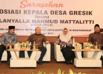 Mandirikan dan Sejahterakan Masyarakat Desa, AKD Gelar Sarasehan bersama Ketua DPD dan Wabup Gresik