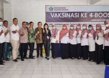 Ratusan Anggota DPC Peradi Antusias Ikuti Vaksinasi ke 4 Booster 2 Covid-19