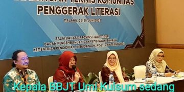 BBJT Beri Bimbingan Teknik Pada Komunitas Penggerak Literasi