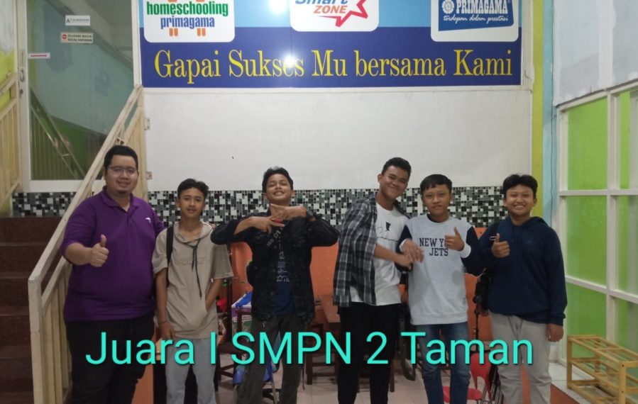 SMPN 2 Taman, SMPN 1 Candi Juarai Turnamen Mobile Legends New Primagama