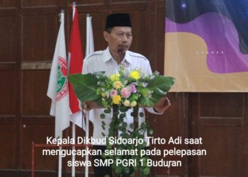 Dikbud: SMP PGRI 1 Buduran Salah Satu SMP Swasta Terbaik di Sidoarjo