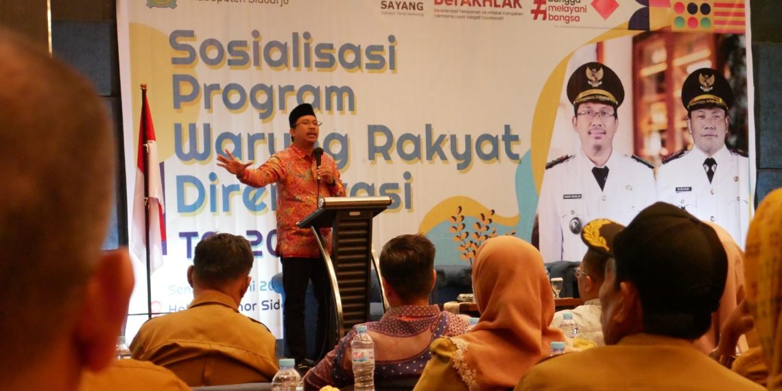 Bupati Sidoarjo Targetkan 400 Warung Rakyat Direnovasi Tahun 2023