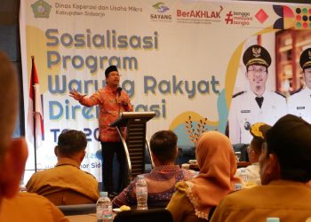 Bupati Sidoarjo Targetkan 400 Warung Rakyat Direnovasi Tahun 2023