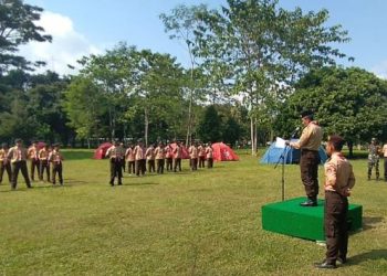 Bentuk Generasi Muda Berkarakter, Kodim 0808/Blitar Gelar Persami Pramuka Saka Wira Kartika