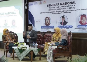 Sinergi Dengan DPR RI, Prodi AP UMSIDA Selenggarakan Seminar Nasional Mengawal Demokrasi