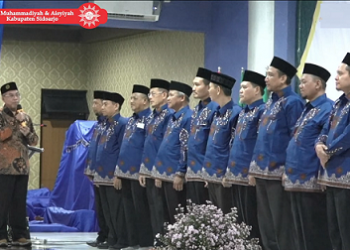 Ketua PDM Sidoarjo dan PDA Sidoarjo 2022-2027 Telah Dikukuhkan Bersama