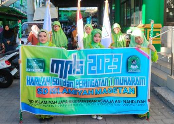 Meriah, Harlah SD Islamiyah Magetan Digabung MPLS