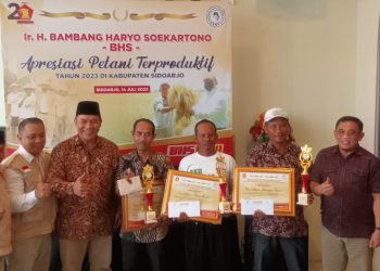 Bambang Haryo Apresiasi Gapoktan Sidoarjo Terproduktif 2023
