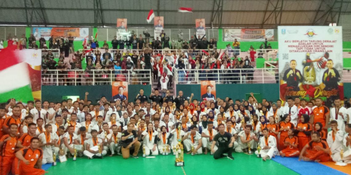 Sidoarjo Jadi Juara Umum Tarung Drajat BHS Cup II 2023