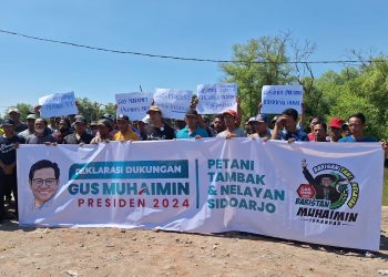 Nelayan Sidoarjo Dukung Muhaimin Maju Capres