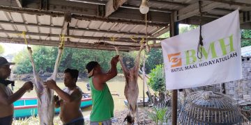 Distribusikan 10.733 Paket Daging Qurban di Daerah Rawan Pangan & Kekeringan di Pelosok Sidoarjo