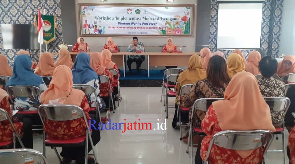 DWP Kemenag Sidoarjo Implementasikan Moderasi Beragama