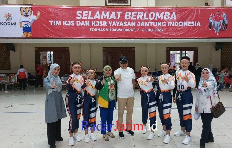 Klub Jantung Remaja Sidoarjo Raih Medali Emas di Fornas ke VII 2023