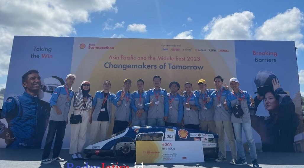 Tim IMEI Umsida Juara 2 Kompetisi Internasional Shell Eco Marathon-2023