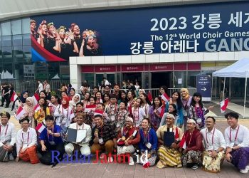 Gita Bumi Shine Harmony Choir Juara I World Choir Games 2023 di Korea Selatan