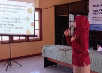 Mahasiswa dan Dosen Universitas Gresik Ajarkan Sarapan Sehat dan Jajanan Aman