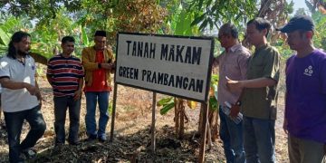 Dapat Dukungan Penuh DPRD Gresik, Warga ‘Green Prambangan Residence’ Patok Lahan Bakal Makam
