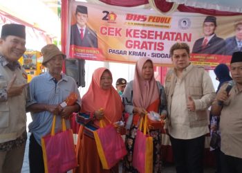Bambang Haryo Gelar Pemeriksaan Kesehatan Gratis untuk Pedagang dan Konsumen Pasar Krian
