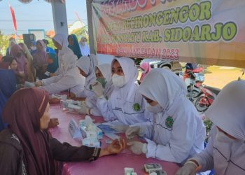 Wujud Kepedulian dan Pengabdian, Mahasiswa KKN Umaha Gelar Baksos  Kesehatan