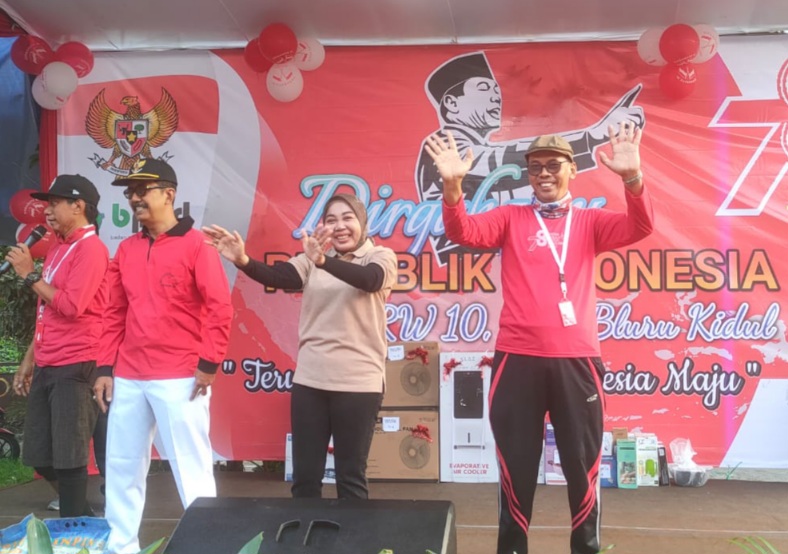 Peringatan HUT RI ke 78 RW X Desa Bluru Kidul Banjir Hadiah