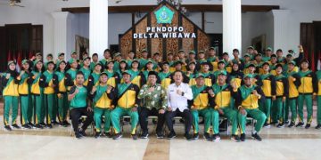 Tim Sepakbola Minta Doa Restu Bupati, Optimis Raih Emas Porprov Jatim VIII