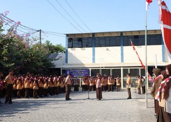 SMP Al Muslim Peringati Hari Pramuka Dengan Memupuk Semangat Nasionalisme