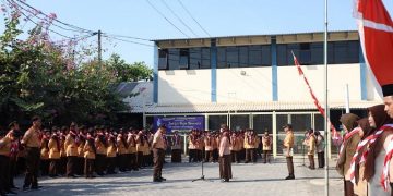SMP Al Muslim Peringati Hari Pramuka Dengan Memupuk Semangat Nasionalisme