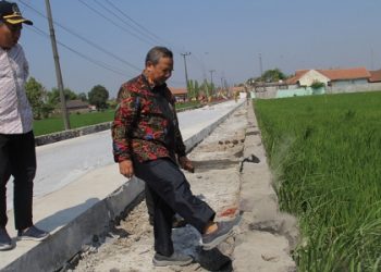 Sidak Proyek Betonisasi Jalan Mliriprowo, Rombongan Komisi C Dibuat Gusar