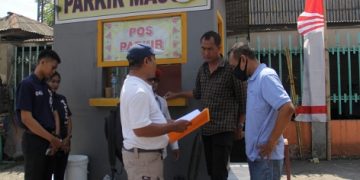 Bermodalkan SK Bupati Sidoarjo, PT. ISS-KSO Diusir Penjaga Parkir Mall Krian