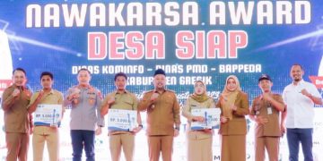 Percepat Transformasi Digital dan Transparansi Pemerintahan Desa, Pemkab Gresik Berikan Penghargaan Nawa Karsa Award Desa Siap