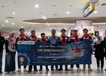Tim Spektronics ITS Sukses Juarai Chem-E-Car Competition di India