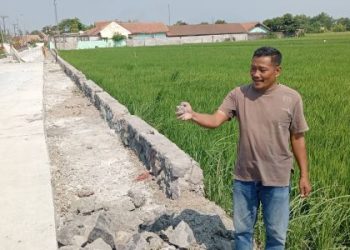 Sudah di Sidak Komisi C, TPT Betonisasi Jalan Mliriprowo Belum Ada Perbaikan