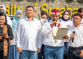 Catat Rekor MURI, UNESA Deklarasi Antinarkoba bersama Puluhan Ribu Mahasiswa