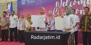 SMK Krian 1 Gelar Ceremony Korean and Japaneses Sekaligus Jalin Kerja Sama Mitra DUDIKA-Mitra SMP/MTs