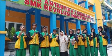 SMK Antartika 2 Sidoarjo Gratiskan SPP Siswa Peraih Medali Porprov Jatim VIII 2023