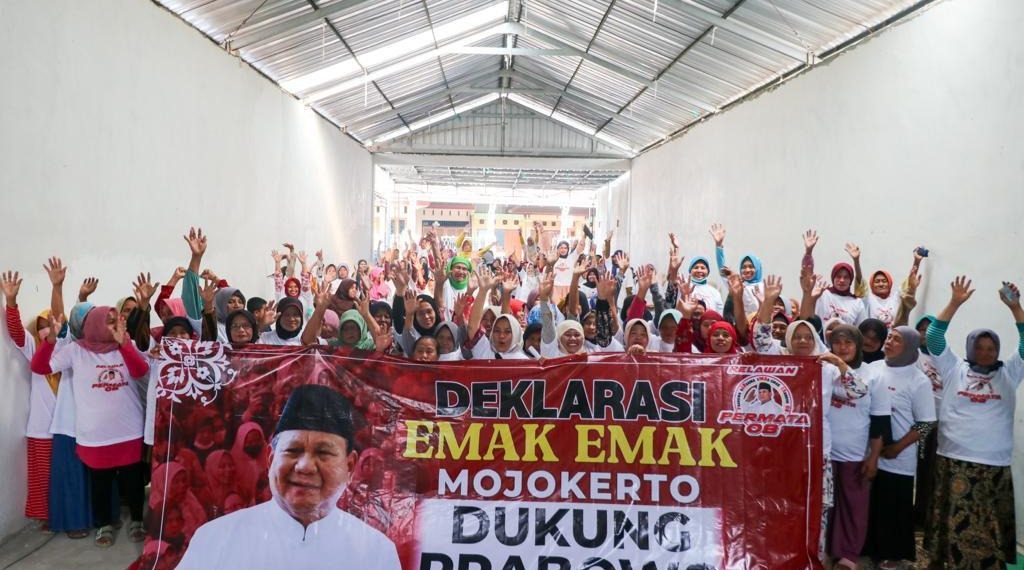 Emak-emak Kompak Dukung Prabowo, Gabung Relawan Permata 08 untuk Pilpres 2024