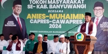 Anies-Muhaimin Kunjungi Blokagung, Bersilaturrahim dengan Kyai, Nyai dan Tokoh Masyarakat Banyuwangi