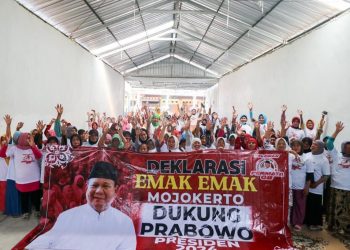 Pemimpin Tegas dan Berwibawa, Emak-emak Permata 08 Dukung Prabowo di Pilpres 2024
