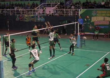 Tim Voli Putra Sidoarjo Menang Telak Kalahkan Surabaya 3-0 Porprov Jatim VIII