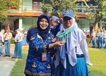 Alysa Nurin Siswi SMKN 2 Buduran Raih 3 Medali Sepatu Roda Ajang Porprov Jatim VIII