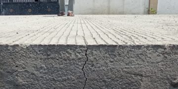 Ditemukan Retakan, Proyek Betonisasi Jalan Krembung – Mojoruntut Dihentikan Sementara