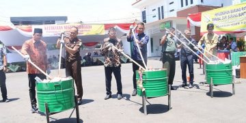 Bupati bersama Forkopimda Musnahkan Barang Bukti Tindak Kejahatan