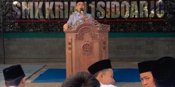 Wujudkan P5 Siswa SMK Krian 1 Diajak Teladani Akhlak Nabi Muhammad SAW
